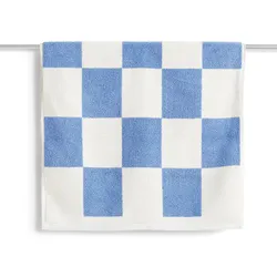 HAY - Check Badematte, 50 x 90 cm, sky blue