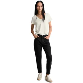 Marc O'Polo DENIM "aus stretchigem Organic-Cotton-Mix", Damen, Gr. 28, Länge 34, schwarz, Obermaterial: 98% Baumwolle, 2% Elasthan, unifarben, normal, Jeans