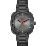 HUGO BOSS Herrenuhr 1530311 (Ø 42 mm) - Grau/Rot