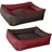 Hundesofa MAX Quattro 150 x 110 cm braun-rot