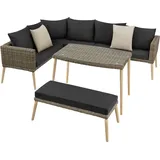 Tectake Pula Rattan Lounge