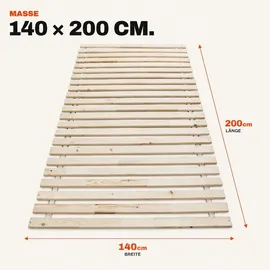 wolkenland Lattenrost 23 Latten 140 x 200 cm
