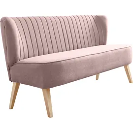 Home Affaire Couch Polyester 2-Sitzer Rosa