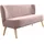 Home Affaire Couch Polyester 2-Sitzer Rosa