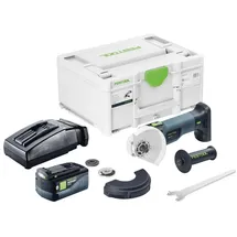 Festool AGC 18-125 EB-Basic inkl. 1x 5,0 Ah + Ladegerät + Systainer