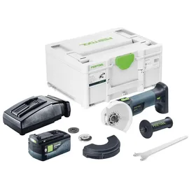 Festool AGC 18-125 EB-Basic inkl. 1x 5,0 Ah + Ladegerät + Systainer