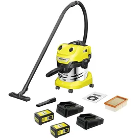 Kärcher WD 4-18 S Dual Battery Set 1.628-626.0 inkl. 2x 5,0 Ah Akku + 2x 18 V Ladegerät