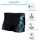 Aquarti Badehose Jungen Schwimmhose Schwarz/Blau 146