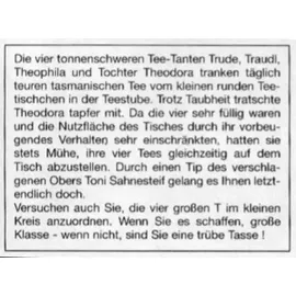 Bartl Mini-Puzzle Der kleine T-Tisch L (2053)