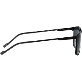 Eschenbach Sonnenbrille TITANFLEX "Modell 824135", Herren, schwarz, matt, Sonnenbrillen Sonnenbrille, Form Karree/Soft, Logoschriftzug auf Bügel, Titanflexfassung