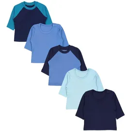 TupTam 5er Set Langarmshirts in blau/grün | Gr.: 98