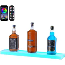 Vevor Weinregal 600 x 11,4 x 3,2 cm Schwarz