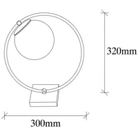 Opviq METAL BODY, 30 x 15 cm N2211