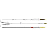 Cordial 3.5mm/2 x 6.3mm, 1.5 m Audio-Kabel 1,5 m
