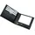 Alassio 43035 - Notizblock-Etui Gubbio aus Nappaleder, Mäppchen in schwarz, Etui ca. 11 x 8 x 2 cm, Ledermäppchen mit A8 Notizblock, 3 Einschubfächer und Minikugelschreiber Metall