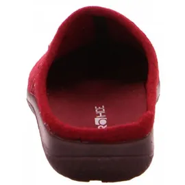 ROHDE Bari Damen Hausschuhe Pantoffeln Softfilz Weite G, Größe:38 EU, Farbe:Rot