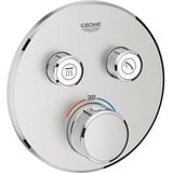 Grohe Grohtherm SmartControl Thermostat mit 2 Absperrventilen, supersteel, 29119DC0