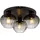 Nowa Deckenlampe 3 flammig rund schwarz