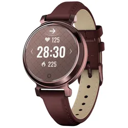 Garmin 010-02839-03 Lily 2 Classic Damenuhr Smartwatch Maulbeere/Dunkelbronze