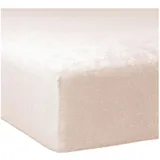 Traumschlaf Spannbettlaken Frottee 90 x 190 - 100 x 200 cm beige