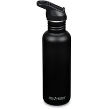 Klean Kanteen 800ml Classic Flip Sport) Cap Trinkflasche - STK - Black