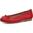 Jana Damen Ballerinas Elegant Vegan, Rot 39 EU