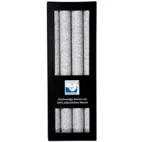 Kerzenfarm Hahn Stearin Stabkerze-Set grau, Kerze, Kerzen Set, 2970864031,