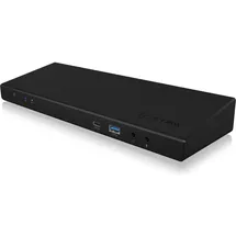 Icy Box IB-DK2244AC USB Hub, Schwarz