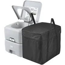 Vevor Tragbare Toilette 5,3 Gallonen Abwassertank 3,2 Gallonen Spültank