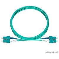 Rutenbeck Patchkabel SC-D/SC-D OM3 aqu 5m