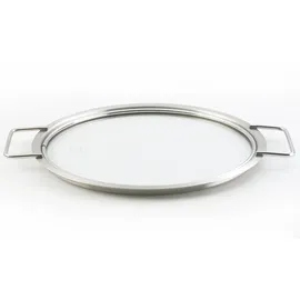 eva solo Eva-Trio | Deckel 24 cm Edelstahl/Glas | Alle Deckel passen zur gesamten Eva Trio Topfserie und zu Allen Materialien | Deckel