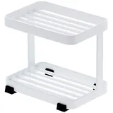 Yamazaki Tower 2~Tiered Soap Tray Seifenschale Weiß
