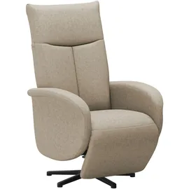 sit&more TV-Sessel Glendale Polyester 75 x 112 x 82 cm Braun mit Aufstehhilfe, 2 Motoren und Akku
