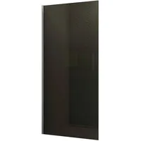 Duschparadies 80x200cm Duschwand mit Glasschutzfolie 8mm NANO-ESG Walk In Duschtrennwand Höhe 200cm