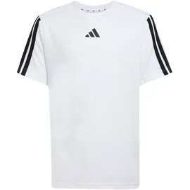 adidas Train Essentials 3-Streifen Jungen T-Shirt white/black 152