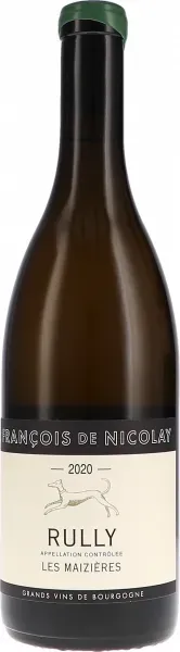 Rully Les Maizières blanc Sans Sulfites Ajouté AC François de Nicolay 2020 BIO