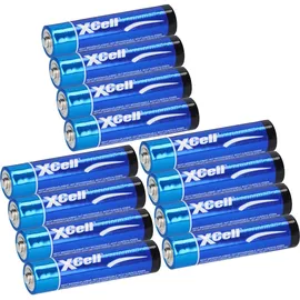 XCell 12x XCell LR03 Micro Super Alkaline Batterie AAA 3x 4er Folie