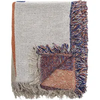 Bloomingville Clarita Decke, Bunt, Recycelte Baumwolle