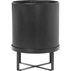 Bau Blumentopf groß schwarz