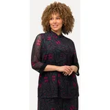 Ulla Popken Longshirt in schwarz | Gr.: 54-56