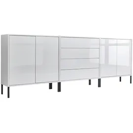 MID.YOU Sideboard Mailand Set 5 0 x 0 x 0 cm Weiß