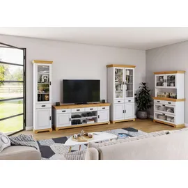 OTTO home Rügen 95 x 84 x 40 cm Weiß / Honig
