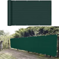 Amunpitic Sichtschutz Garten 120x300cm, Balkon Sichtschutz Windschutz Staubschutz, balkonabdeckung sichtschutz, Garten sichtschutz mit ösen, für Balkongeländer, Terrasse & Garten