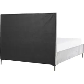 Beliani Sezanne 180 x 200 cm Hellgrau