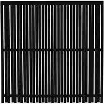 Plus Zaun Nagano 180 x 180 cm RAL 9005 Schwarz