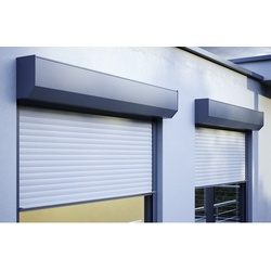 Meeth Vorbaurollladen, Fenstergröße: 100 x 120 cm - grau