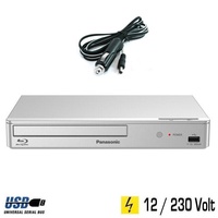 Panasonic Blu-ray Player mit HDMI, USB, 12 Volt &230 Volt für Wohnmobil, Camping