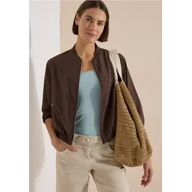 Cecil Blouson in Unifarbe Braun L