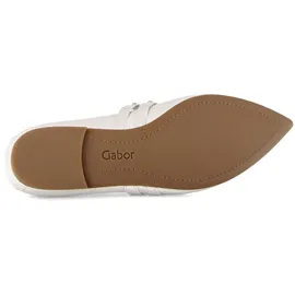 Gabor Ballerina GABOR "Eleganter Ballerina", Damen, Gr. 38, creme, Schuhe Ballerina