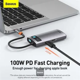 Baseus Metal Gleam Series 4-in-1 USB-C Hub,